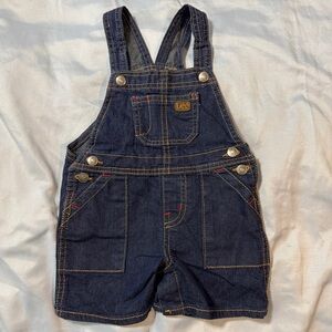 4/$20 Lee toddler Denim Overalls shorts - Blue cargo shorts